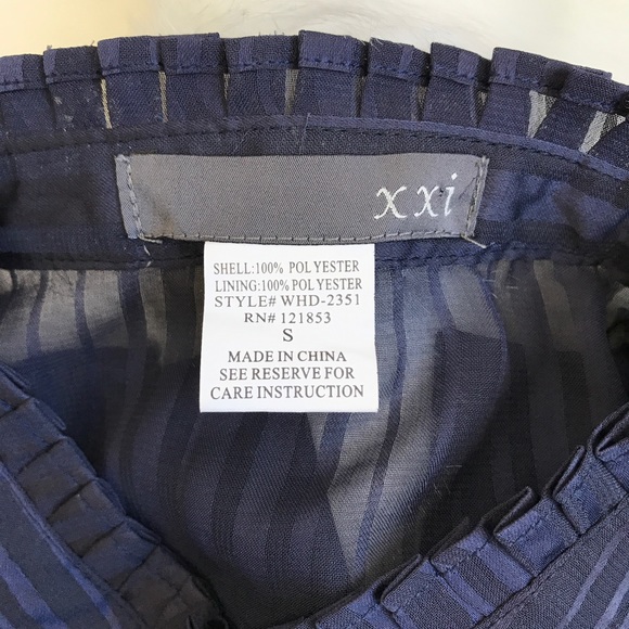 🚫SOLD🚫 NWOT 1940’s Style Navy Blue Sheer - Picture 14 of 16